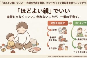 『ほどよい親』でいい ─ 完璧を手放す勇気