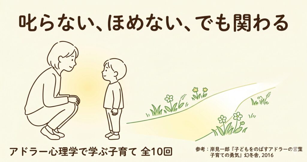 【完全版】アドラー心理学で学ぶ子育て連載まとめ｜叱らない、ほめない、でも関わる