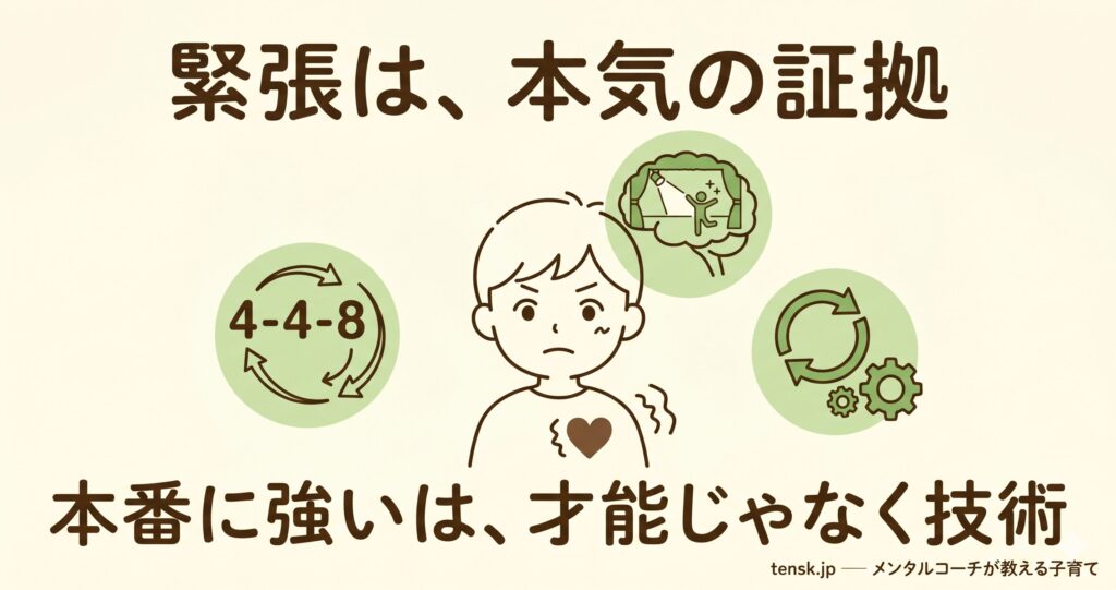 本番に強い子の育て方 ─ テストも試合も「心」が9割